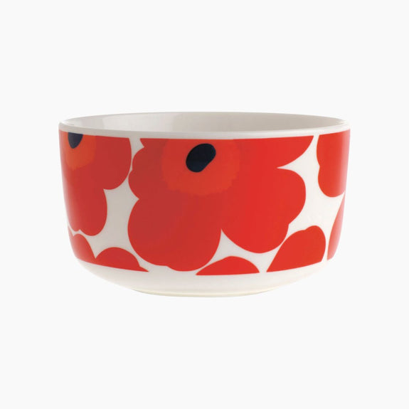 Unikko bowl (blue, red, white)