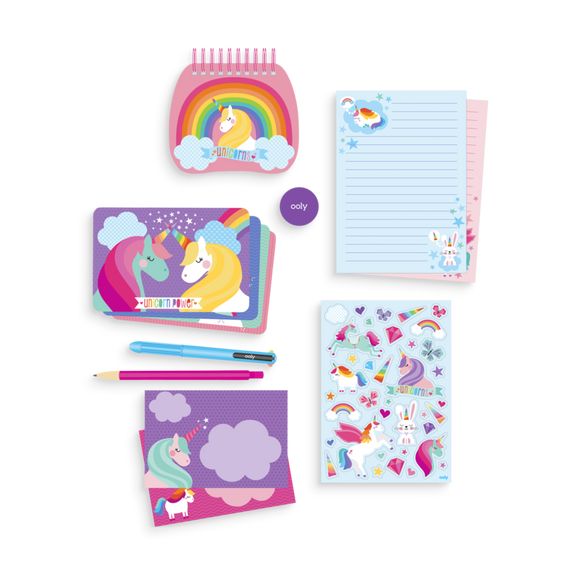 Unique Unicorns Stationary Kit