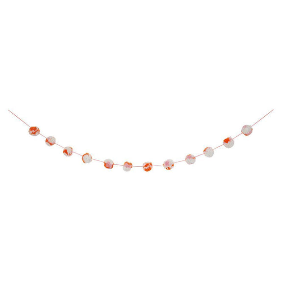 Marbled Pompom Garland