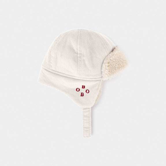 Sheepskin Baby Hat - Beige