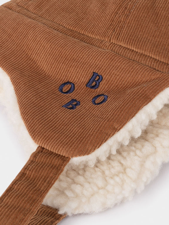 Sheepskin Baby Hat - Khaki