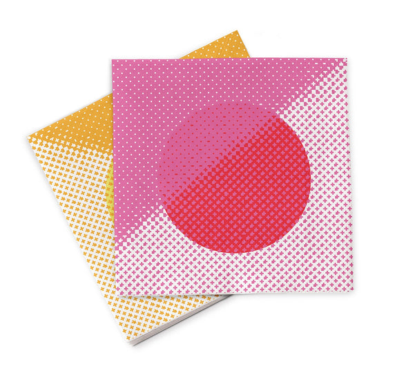 Warm Sun Reversible Napkins Set of 20