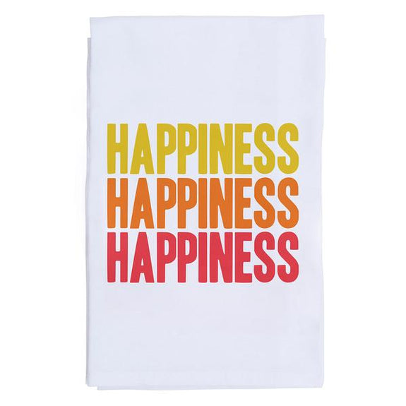 Happiness Tea Towel