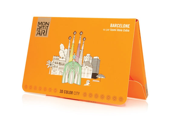 3D Color City - Barcelona