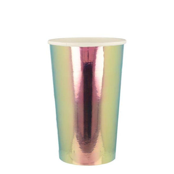 Oil Slick Highball Cups