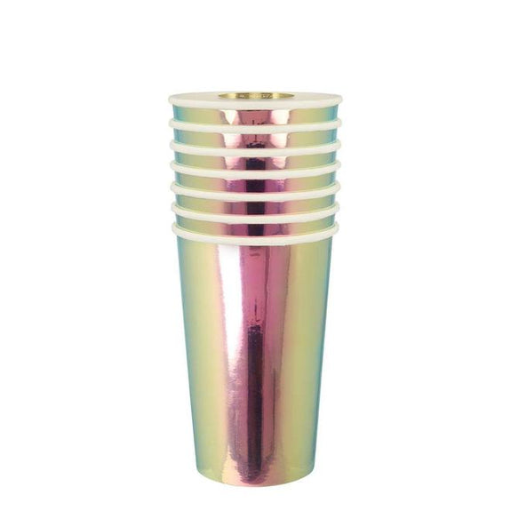 Oil Slick Highball Cups