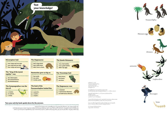 In the Age of Dinosaurs: My Nature Sticker Activity Book