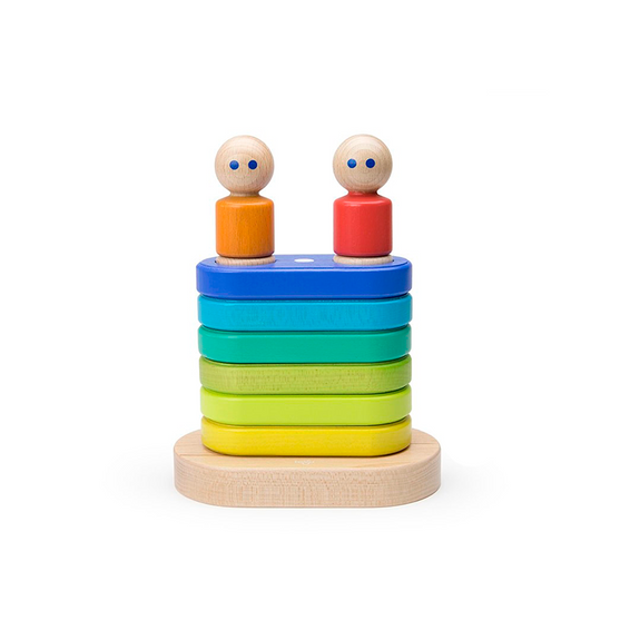 Magnetic Floating Stacker - Blue/Green