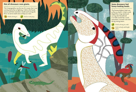 In the Age of Dinosaurs: My Nature Sticker Activity Book