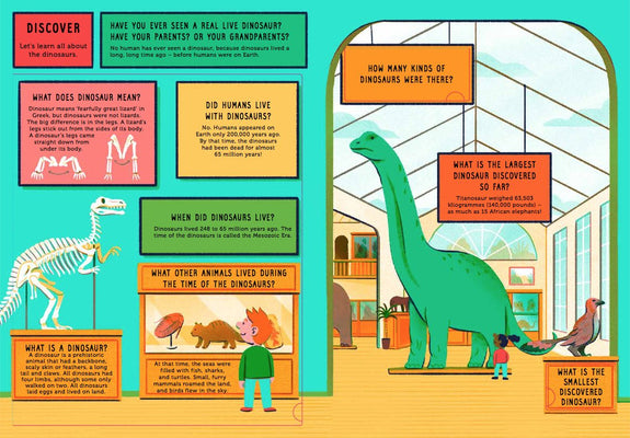 Life on Earth: Dinosaurs: With 100 Questions and 70 Lift-flaps!