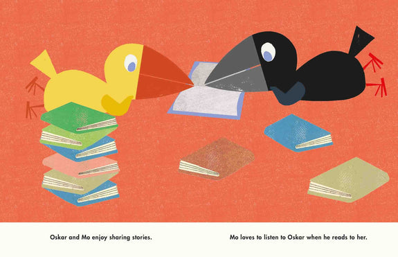 Oskar And Mo by Britta Teckentrup