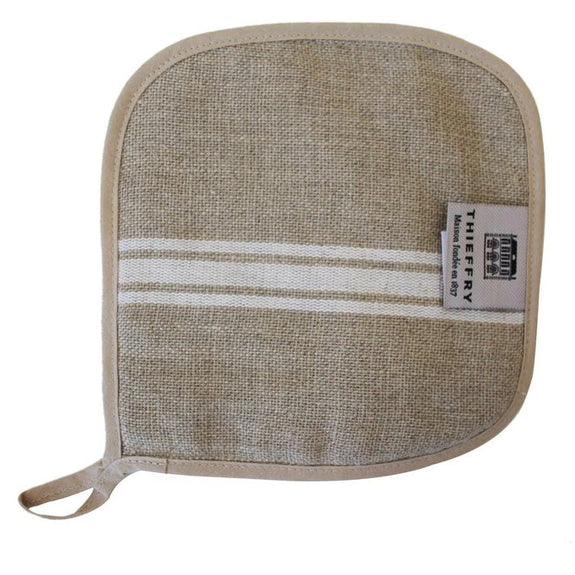 Thieffry Monogramme Pot Holder - White