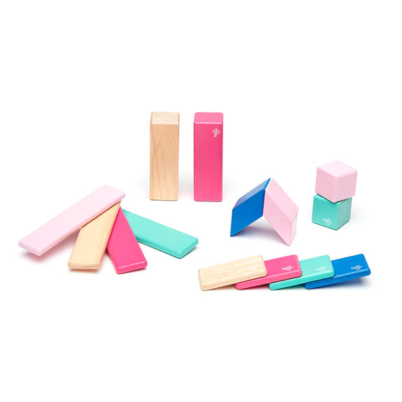 Magnetic Wood Blocks 14 Pieces - Blossom