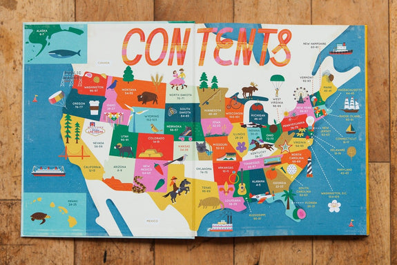 The 50 States: Explore the U.S.A. with 50 Fact-Filled Maps!