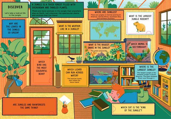Life On Earth: Jungle: With 100 Questions and 70 Lift-flaps