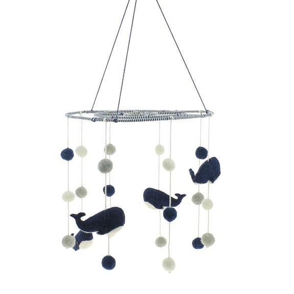 Fiona Walker England Whale Mobile