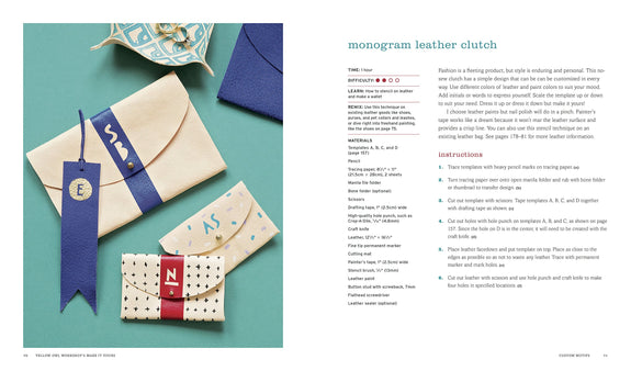 Yellow Owl Make it Yours: Patterns and Inspiration to Stamp, Stencil, & Customize Your Stuff
