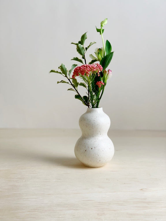 Lotta Vase - Speckled Cream