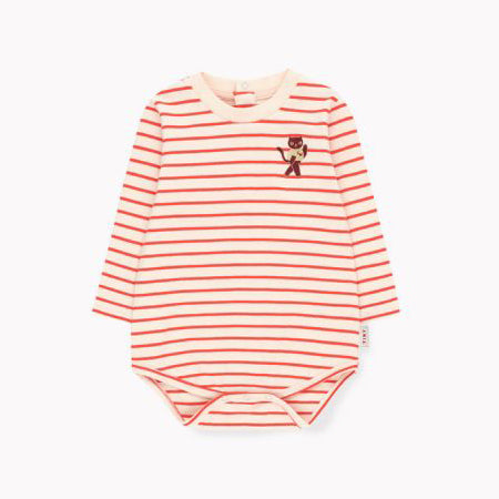 Stripes LS Body Cream/Red