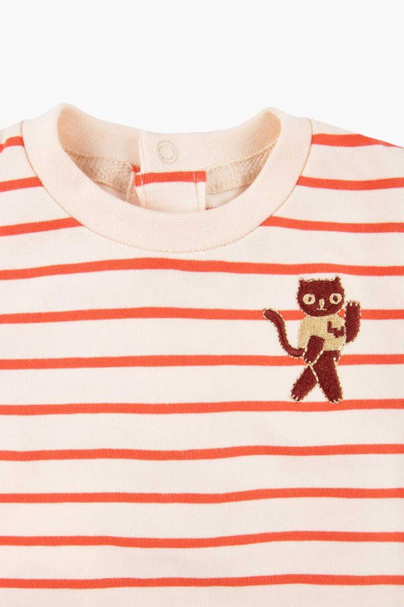 Stripes LS Body Cream/Red