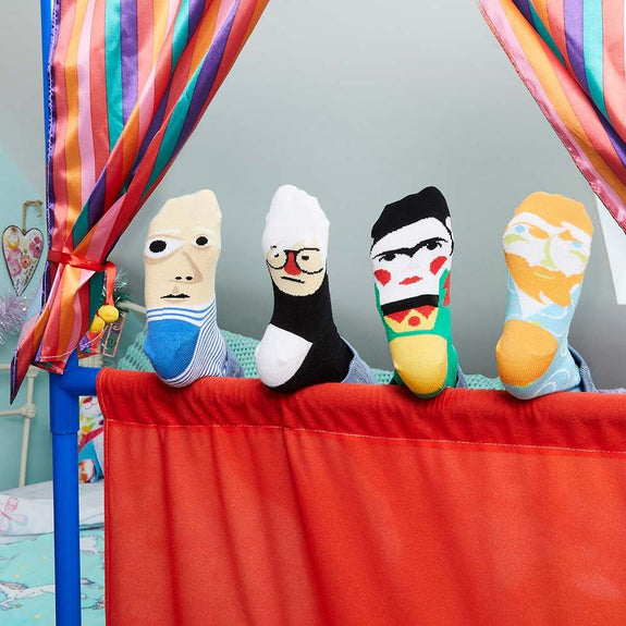 Kids Socks Gift Set of 4 Artists