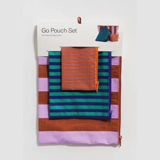 Go Pouch Set - Piazza Stripe