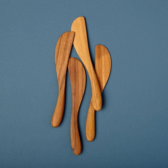 Teak Spreaders, Small, Set of 4
