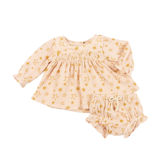 Ruffle Bloomers - Soft Pink