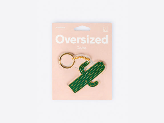 Oversized Keychain - Cactus