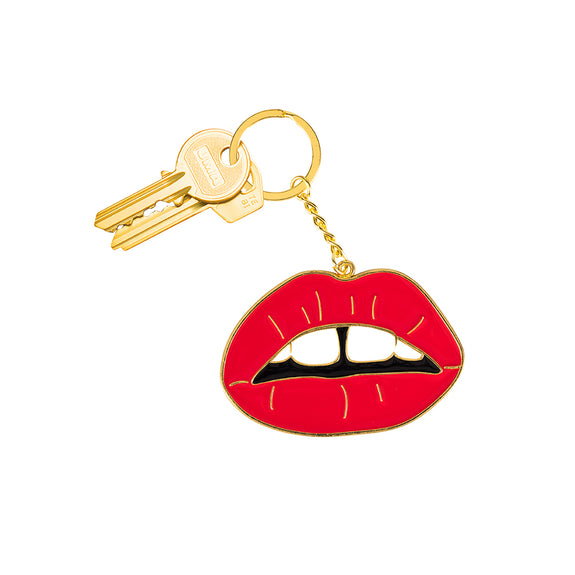 Oversized Keychain - Lips