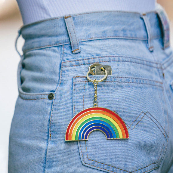 Oversized Keychain - Rainbow
