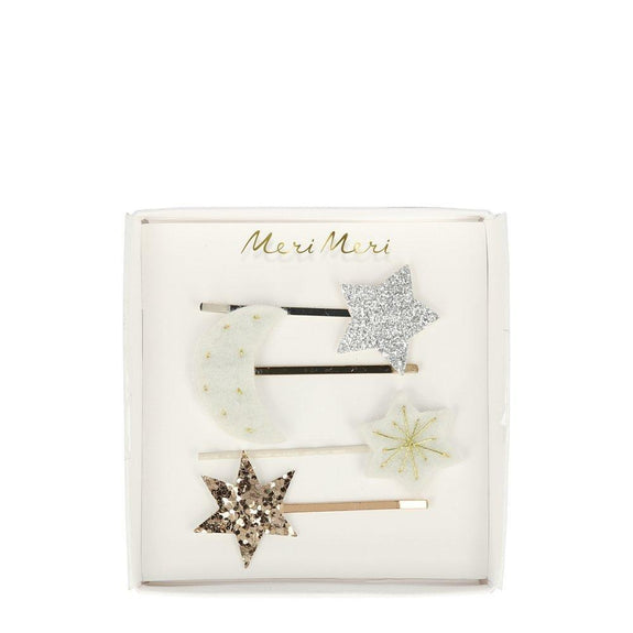 Moon Star Hair Slides