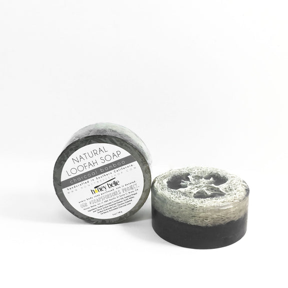 Loofah Soap Charcoal