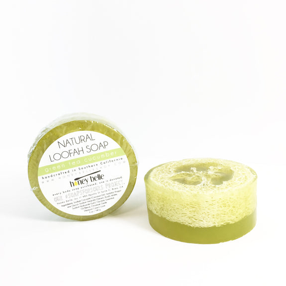 Loofah Soap Green Tea Cucumber