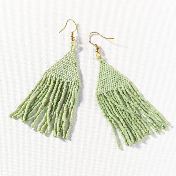 Mint Luxe Petite Fringe Earring