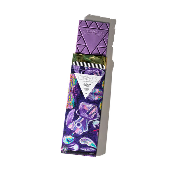 Lavender Violet White Chocolate Bar