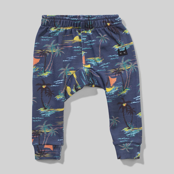 Koby Pant - Navy/Neon