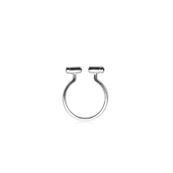 Omega Fem Ring - 14K Gold Vermeil or Sterling Silver
