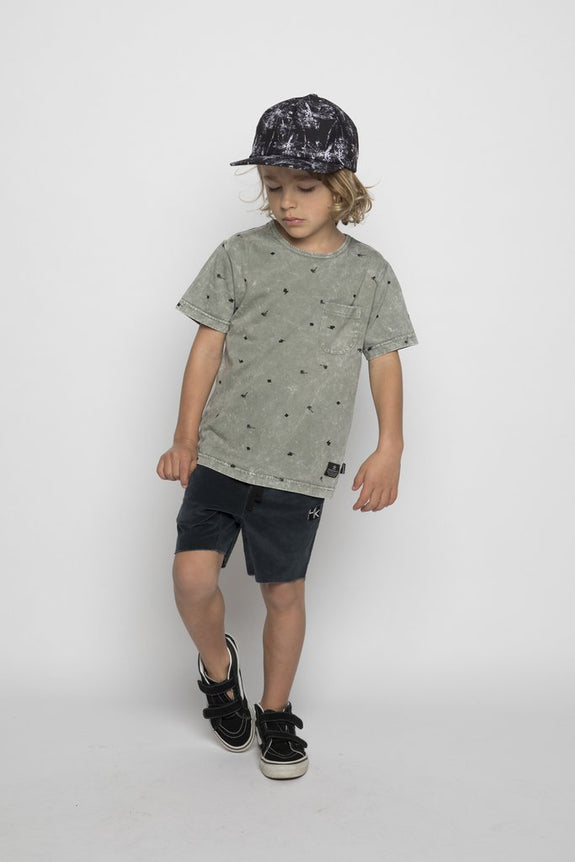Palm Punk Tee Washed Olive