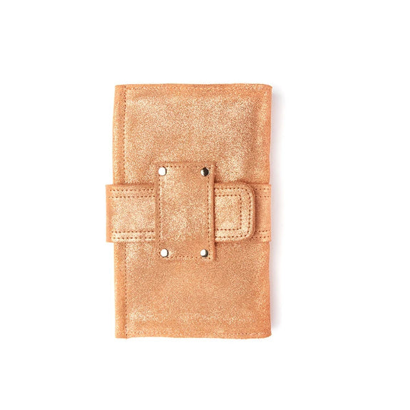Sofia Clutch (Rose Gold Sparkle)