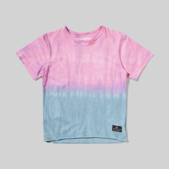 Splitz Tee - Magenta/Blue
