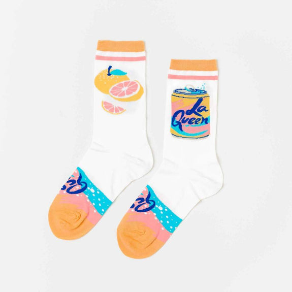 Woman's Crew Socks La Queen