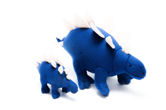 Knitted Stegosaurus Stuffed Toy