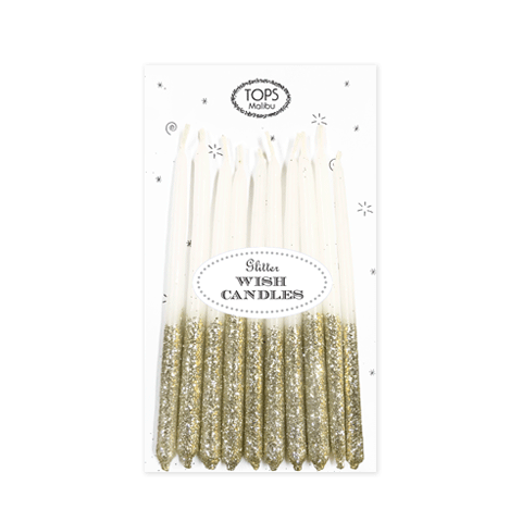 Glitter Wish Candles - Gold