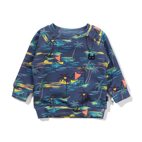 Ohana Crew - Navy/Neon