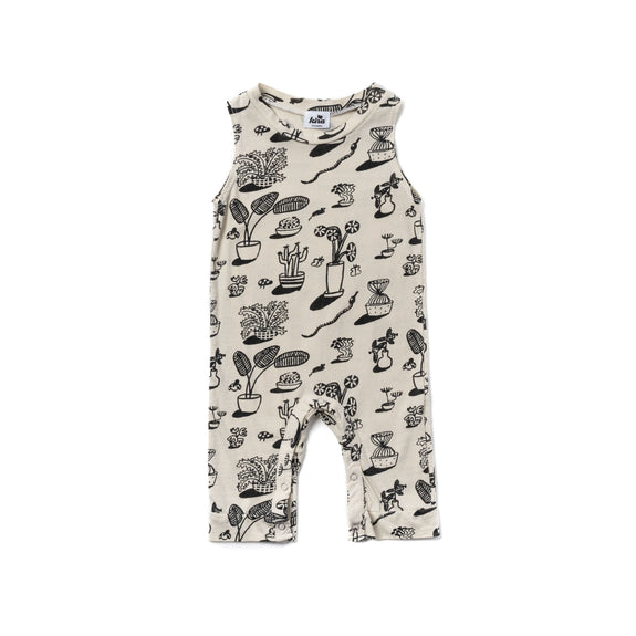 Kira Plants Tank Romper Natural