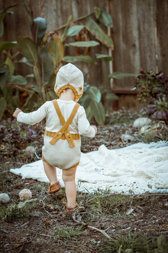 Sunflower Bodysuit - Mustard