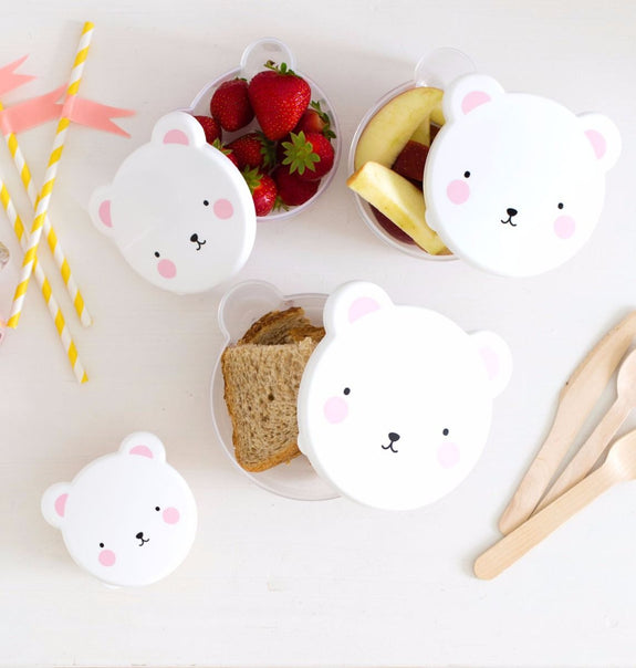 Snack Box Set Pink Bear