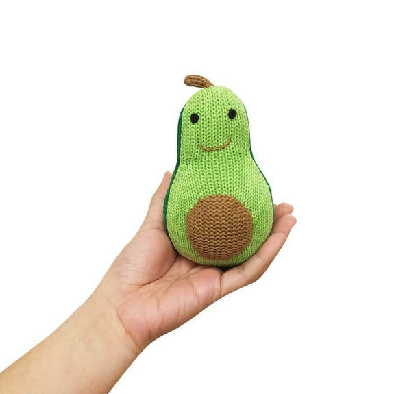 Organic Baby Rattle - Avocado