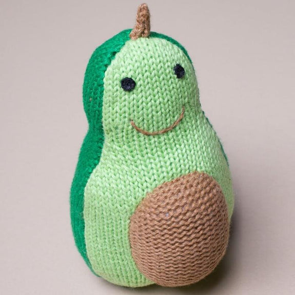 Organic Baby Rattle - Avocado